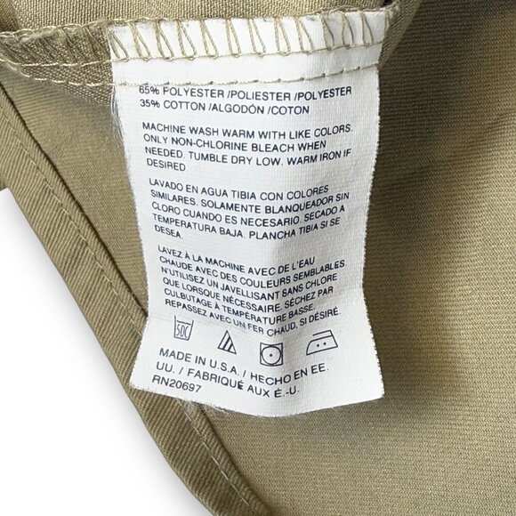 Dickies American Workwear Shirt Mens Sz 3XL Khaki Long Sleeve Button-Up - Picture 10 of 11